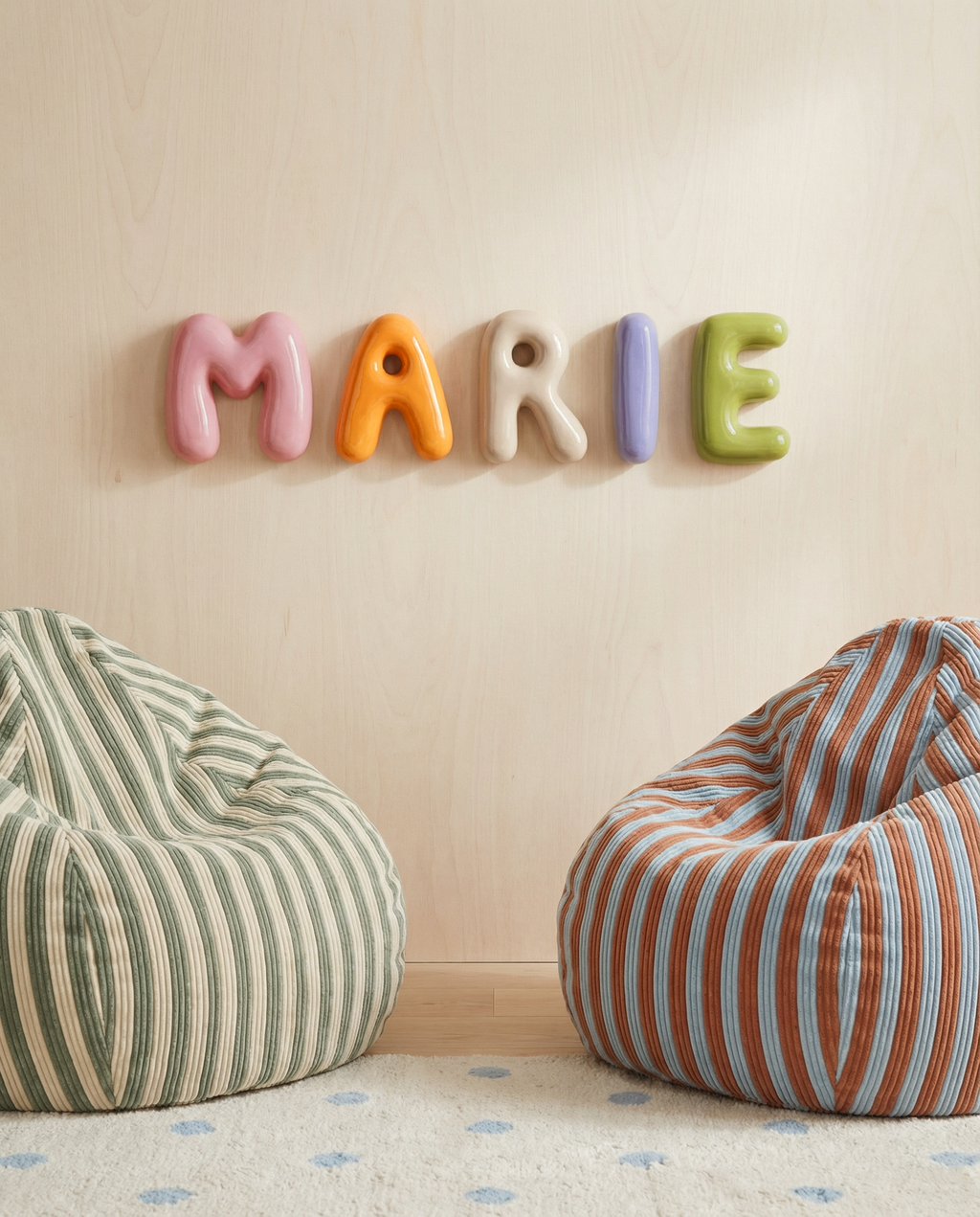 Bubble Keramik Buchstaben