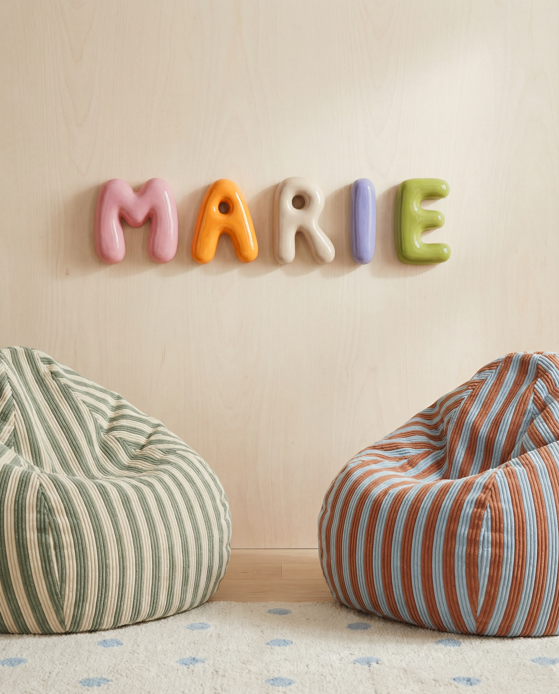 Bubble Keramik Buchstaben