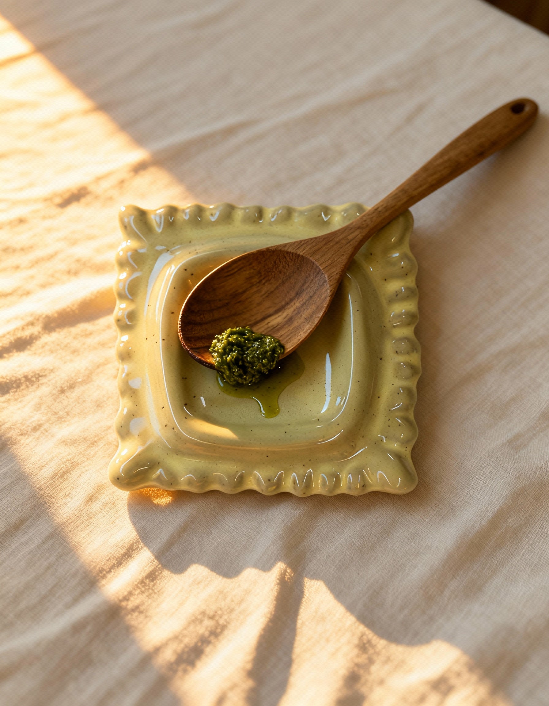 Keramik Löffelablage Ravioli