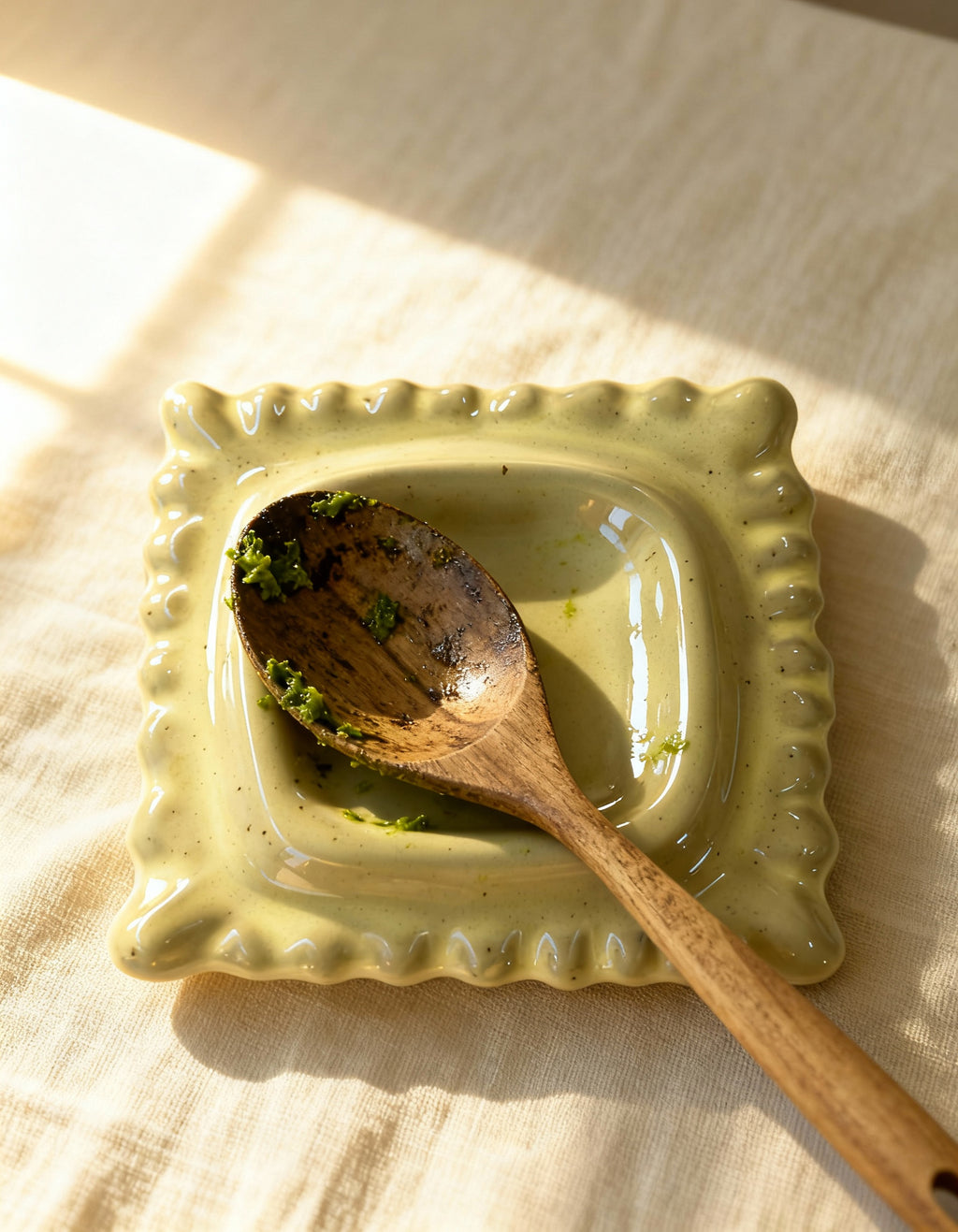 Keramik Löffelablage Ravioli